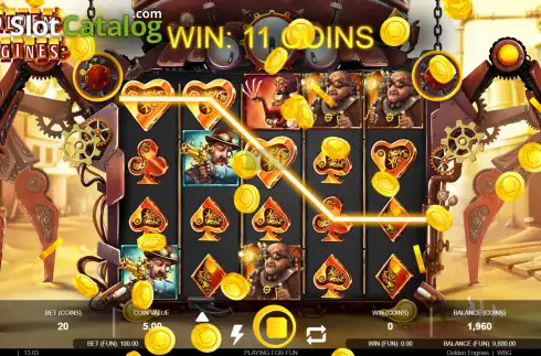 Скрин3. Golden Engines слот