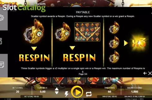 Скрин6. Golden Engines слот