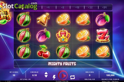 Скрин2. Mighty Fruits слот