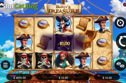 Скрин4. Barti's Treasure слот