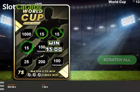 Скрин3. World Cup (Wild Gaming) слот