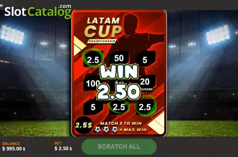 Скрин3. Latam Cup слот