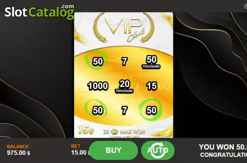 Скрин3. Vip Club слот