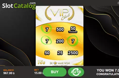 Скрин4. Vip Club слот