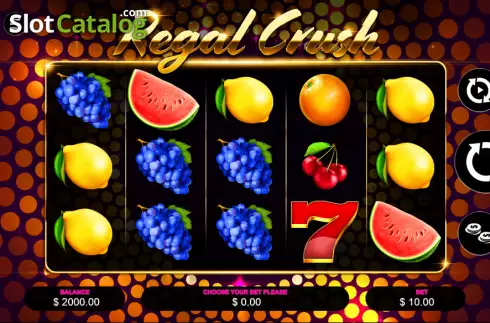 Скрин2. Regal Crush слот