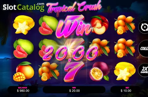 Скрин3. Tropical Crush (Wild Gaming) слот