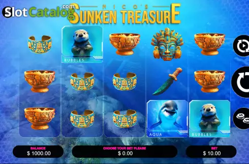 Скрин2. Nico's Sunken Treasure слот