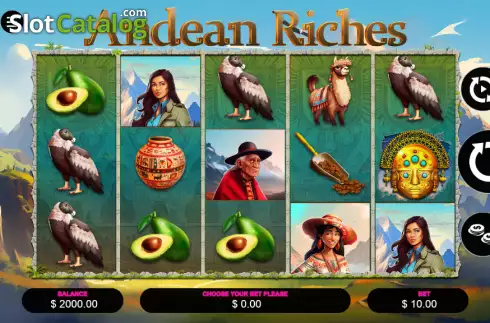 Скрин2. Andean Riches слот