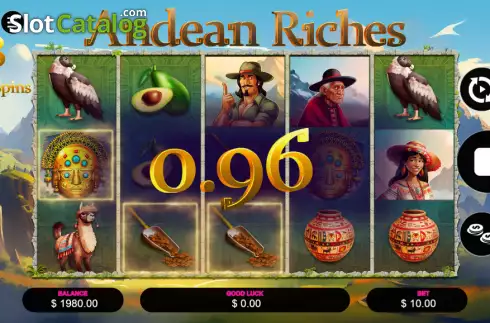 Скрин4. Andean Riches слот
