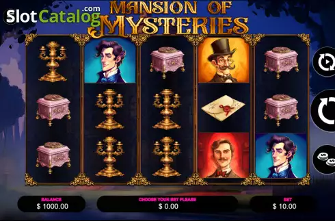 Скрин2. Mansion of Mysteries слот