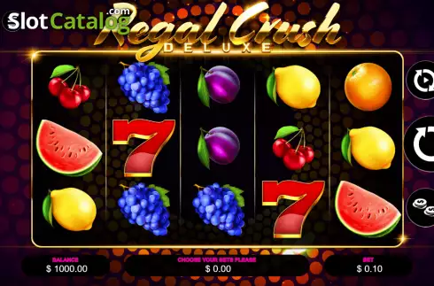 Скрин2. Regal Crush Deluxe слот