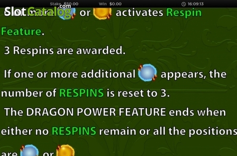 Скрин9. Dragon Power слот