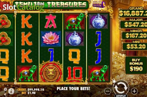 Скрин3. Temujin Treasures слот