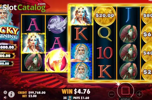 Скрин7. Lucky Lightning слот
