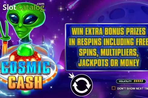 Скрин2. Cosmic Cash слот