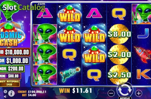 Скрин4. Cosmic Cash слот