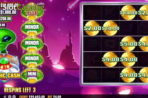 Скрин7. Cosmic Cash слот
