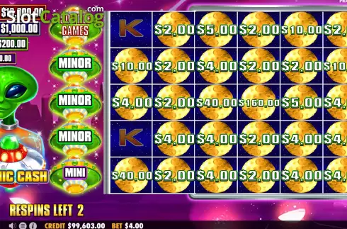Скрин9. Cosmic Cash слот