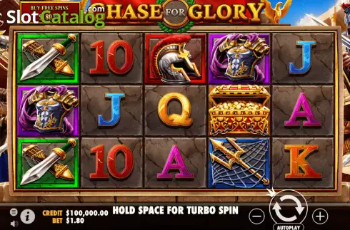 Скрин2. Chase for Glory слот