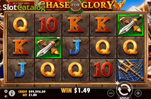 Скрин3. Chase for Glory слот
