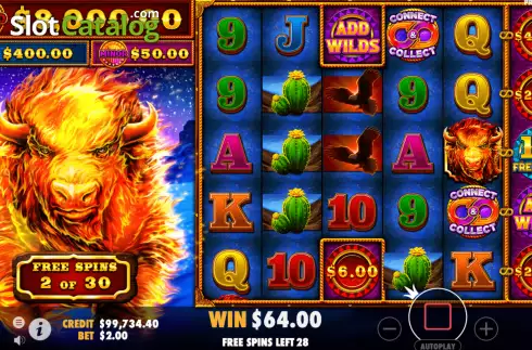 Скрин7. Fire Stampede слот