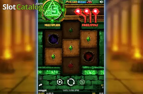 Скрин9. Pyramid Rising x33 слот
