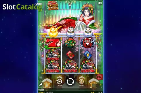 Скрин6. Oiran Dream Xmas слот
