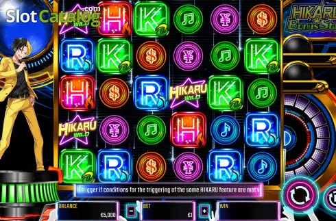 Скрин3. Hikaru Super Live слот