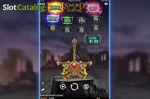 Скрин3. Sword of Fortune слот