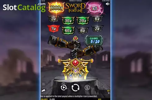 Скрин4. Sword of Fortune слот