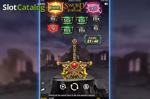 Скрин5. Sword of Fortune слот