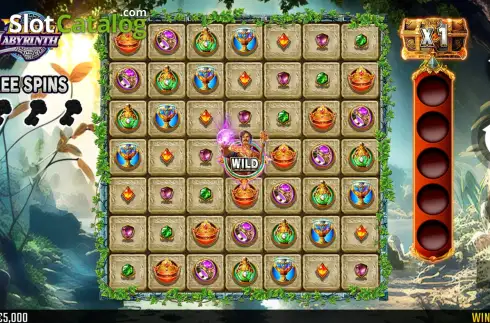 Скрин2. Treasure Labyrinth слот