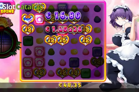 Скрин3. Oiran Hearts слот