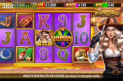 Скрин2. Wild West Rodeo Angel слот