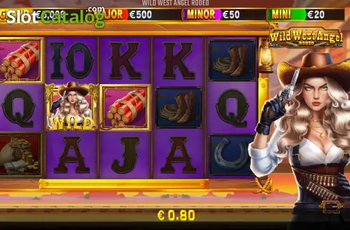 Скрин3. Wild West Rodeo Angel слот