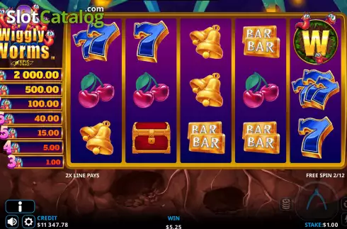 Скрин5. 9 Wiggly Worms слот