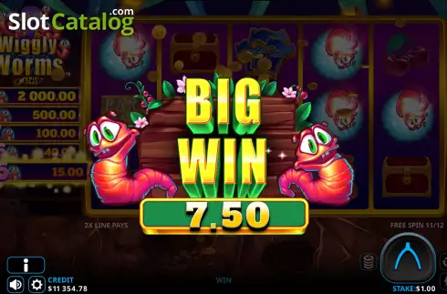 Скрин7. 9 Wiggly Worms слот