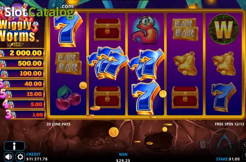 Скрин8. 9 Wiggly Worms слот