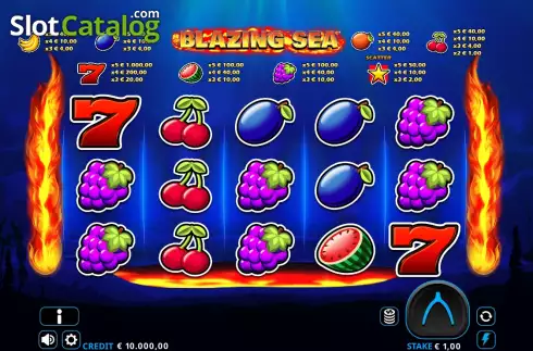 Скрин2. Blazing Sea 5 слот