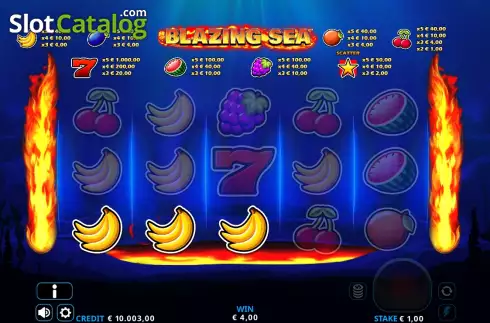 Скрин3. Blazing Sea 5 слот