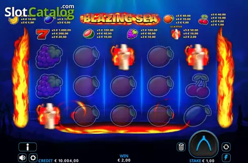 Скрин4. Blazing Sea 5 слот