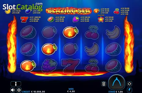 Скрин6. Blazing Sea 5 слот