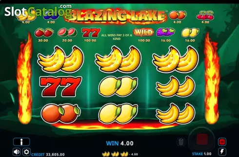 Скрин3. Blazing Lake слот