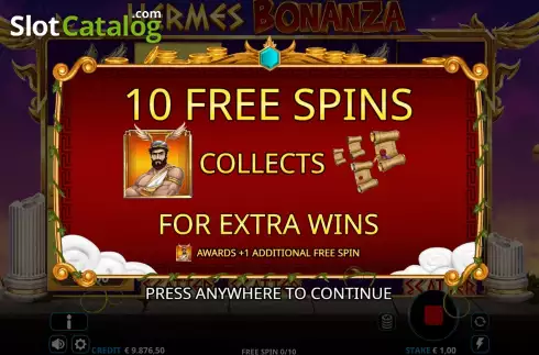 Скрин7. Hermes Bonanza слот