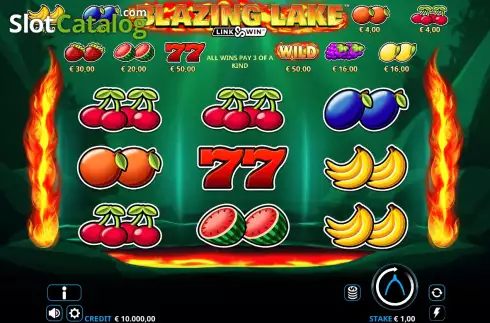Скрин2. Blazing Lake Link & Win слот