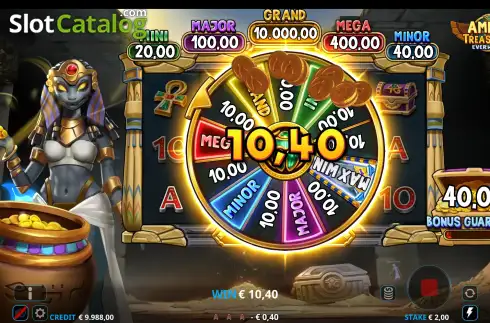Скрин3. Ammit Treasure 2 EverWheel слот