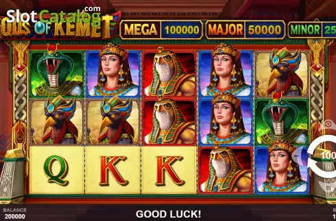 Скрин3. Gods of Kemet слот