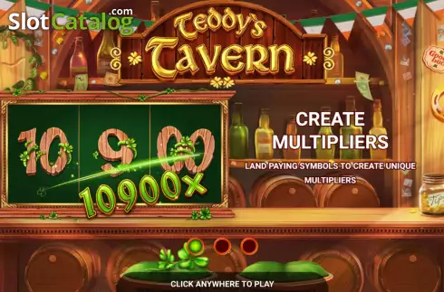 Скрин2. Teddy's Tavern слот