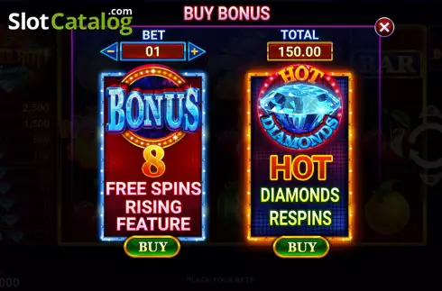 Скрин5. 12 Super Hot Diamonds слот