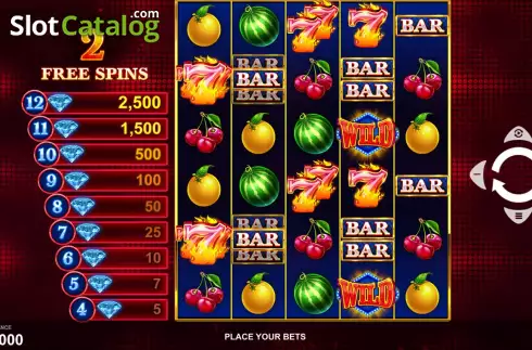 Скрин7. 12 Super Hot Diamonds слот